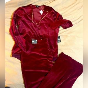 Express 2-piece velour set